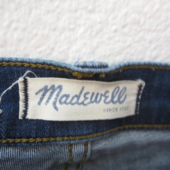 Madewell High Riser Skinny Jeans Size 27 x 28" Ins Medium Wash VGUC Ankle Length - Picture 9 of 12